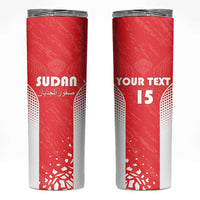 Custom Sudan Football Skinny Tumbler Come On Falcons of Jediane - Wonder Print Shop