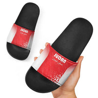 Sudan Football Slide Sandals Come On Falcons of Jediane - Wonder Print Shop