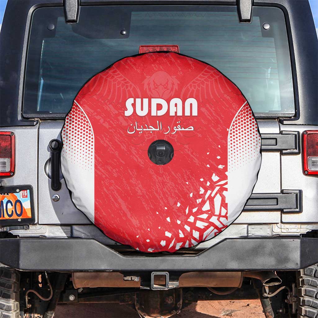 Sudan Football Spare Tire Cover Come On Falcons of Jediane - Wonder Print Shop