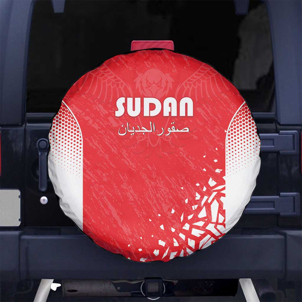 Sudan Football Spare Tire Cover Come On Falcons of Jediane - Wonder Print Shop