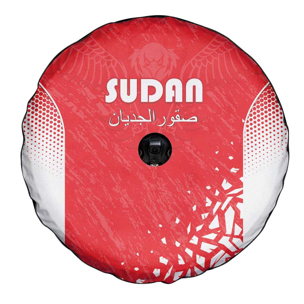 Sudan Football Spare Tire Cover Come On Falcons of Jediane - Wonder Print Shop