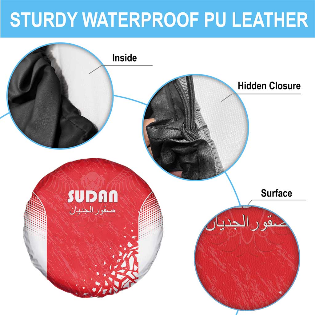 Sudan Football Spare Tire Cover Come On Falcons of Jediane - Wonder Print Shop