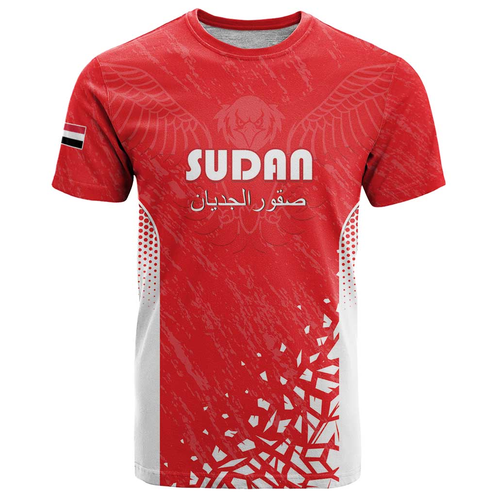 Custom Sudan Football T Shirt Come On Falcons of Jediane - Wonder Print Shop
