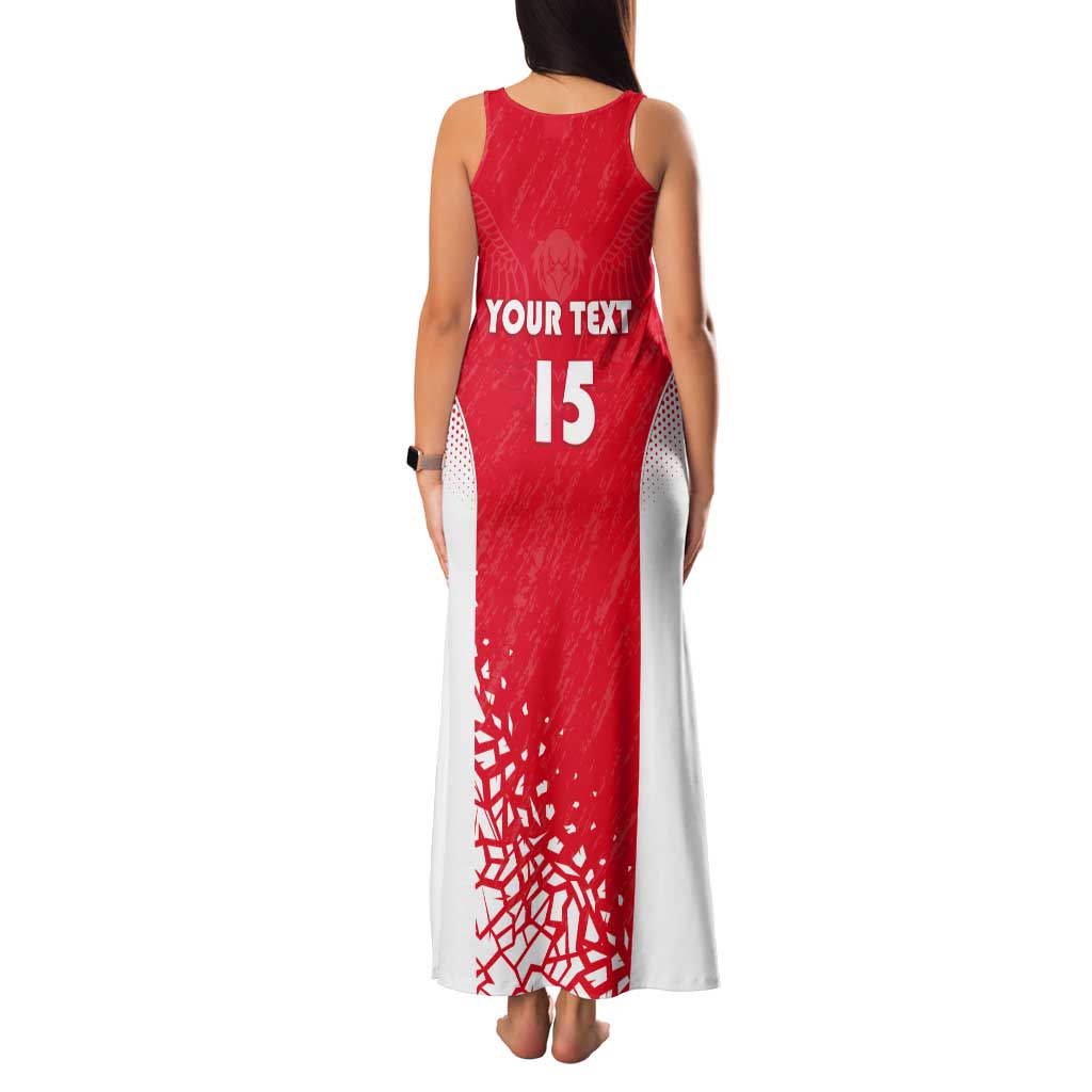 Custom Sudan Football Tank Maxi Dress Come On Falcons of Jediane - Wonder Print Shop