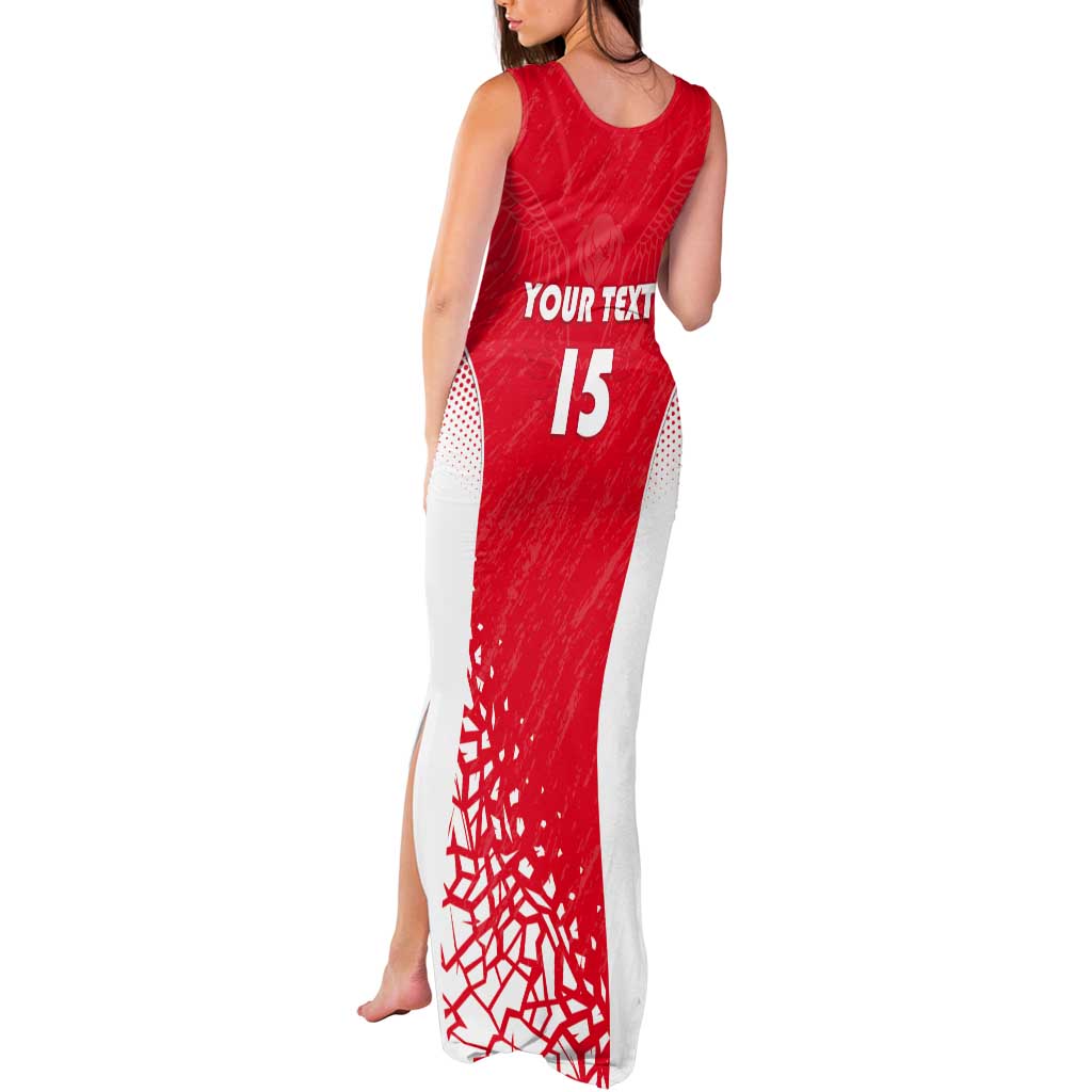 Custom Sudan Football Tank Maxi Dress Come On Falcons of Jediane - Wonder Print Shop