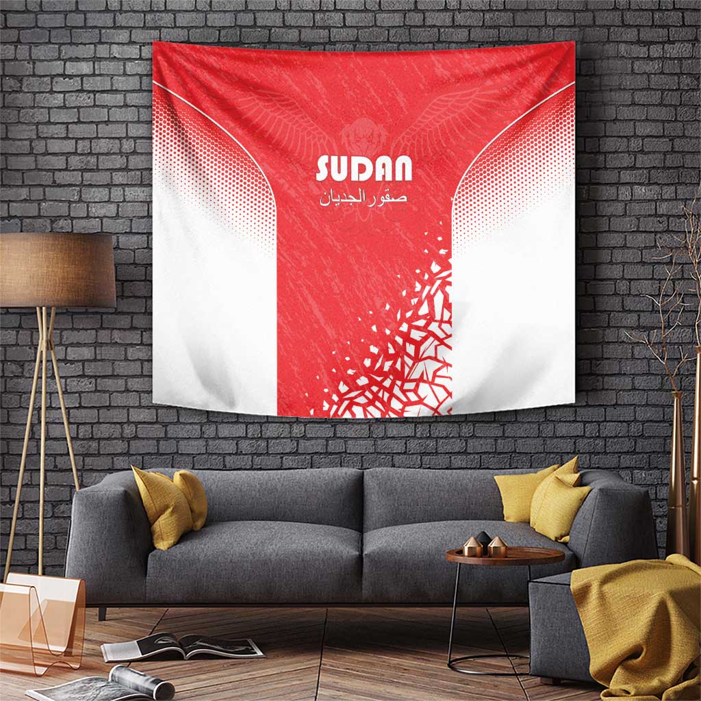 Sudan Football Tapestry Come On Falcons of Jediane - Wonder Print Shop