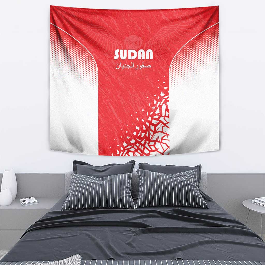 Sudan Football Tapestry Come On Falcons of Jediane - Wonder Print Shop