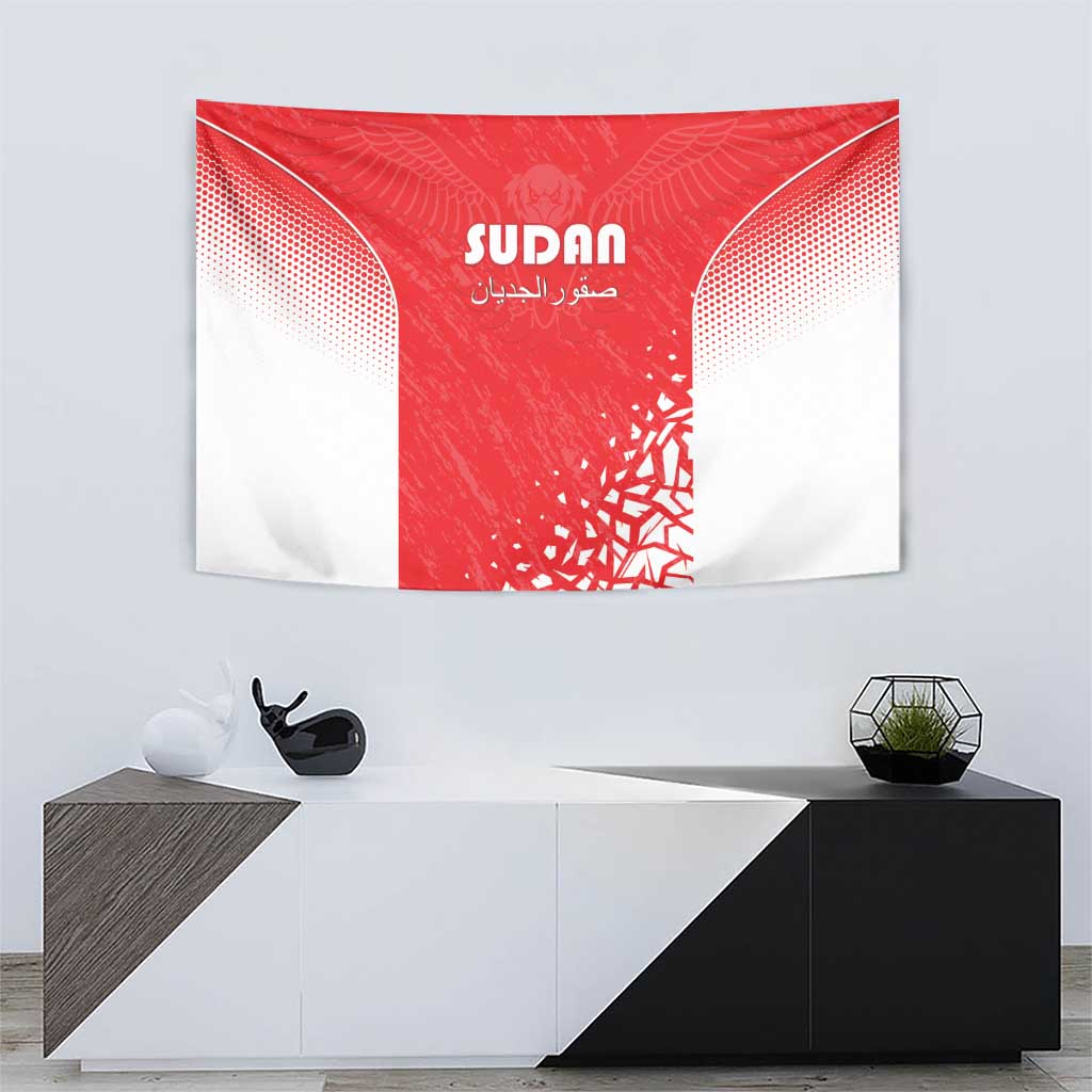 Sudan Football Tapestry Come On Falcons of Jediane - Wonder Print Shop