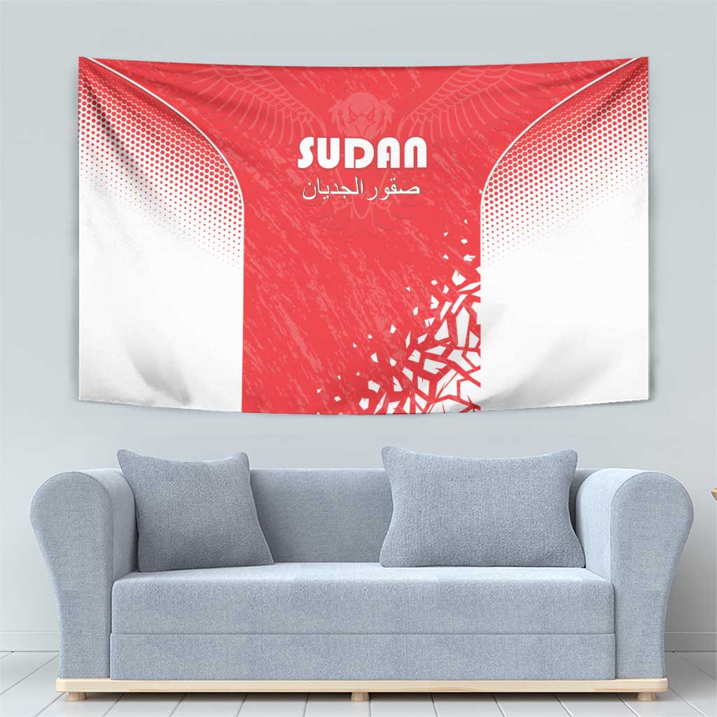 Sudan Football Tapestry Come On Falcons of Jediane - Wonder Print Shop