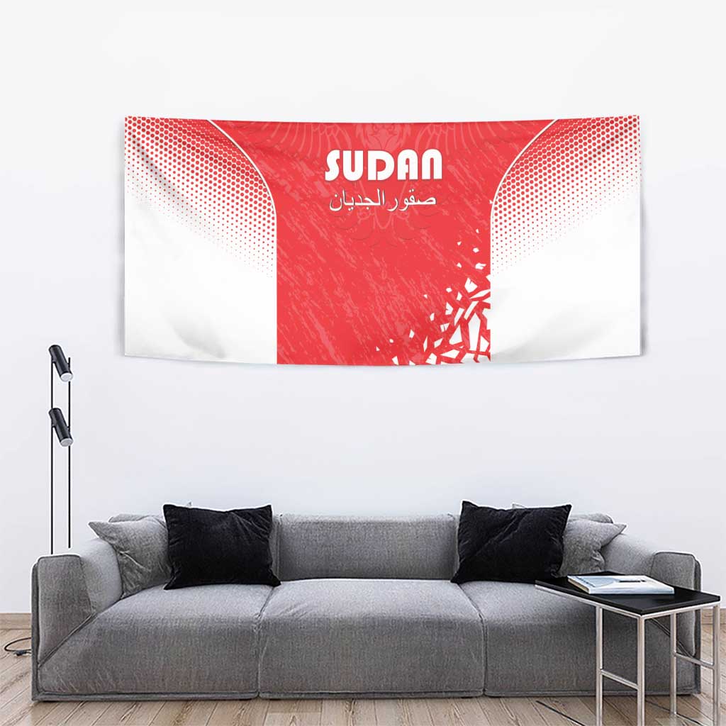 Sudan Football Tapestry Come On Falcons of Jediane - Wonder Print Shop