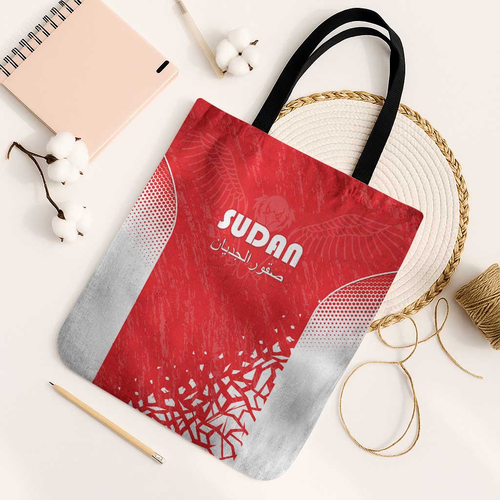 Sudan Football Tote Bag Come On Falcons of Jediane - Wonder Print Shop
