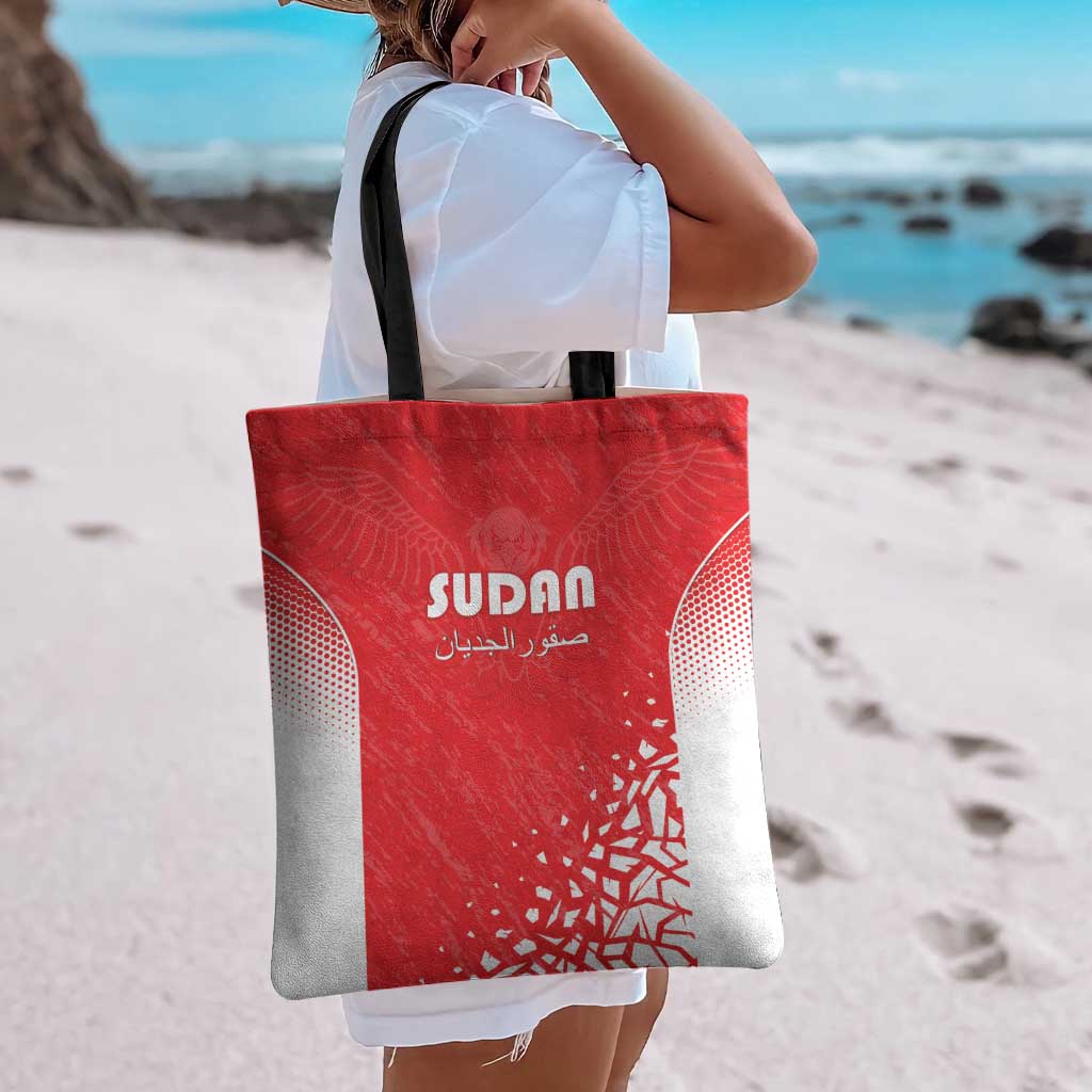 Sudan Football Tote Bag Come On Falcons of Jediane - Wonder Print Shop