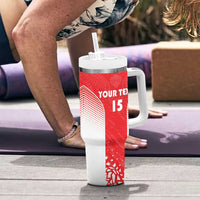 Custom Sudan Football Tumbler With Handle Come On Falcons of Jediane - Wonder Print Shop