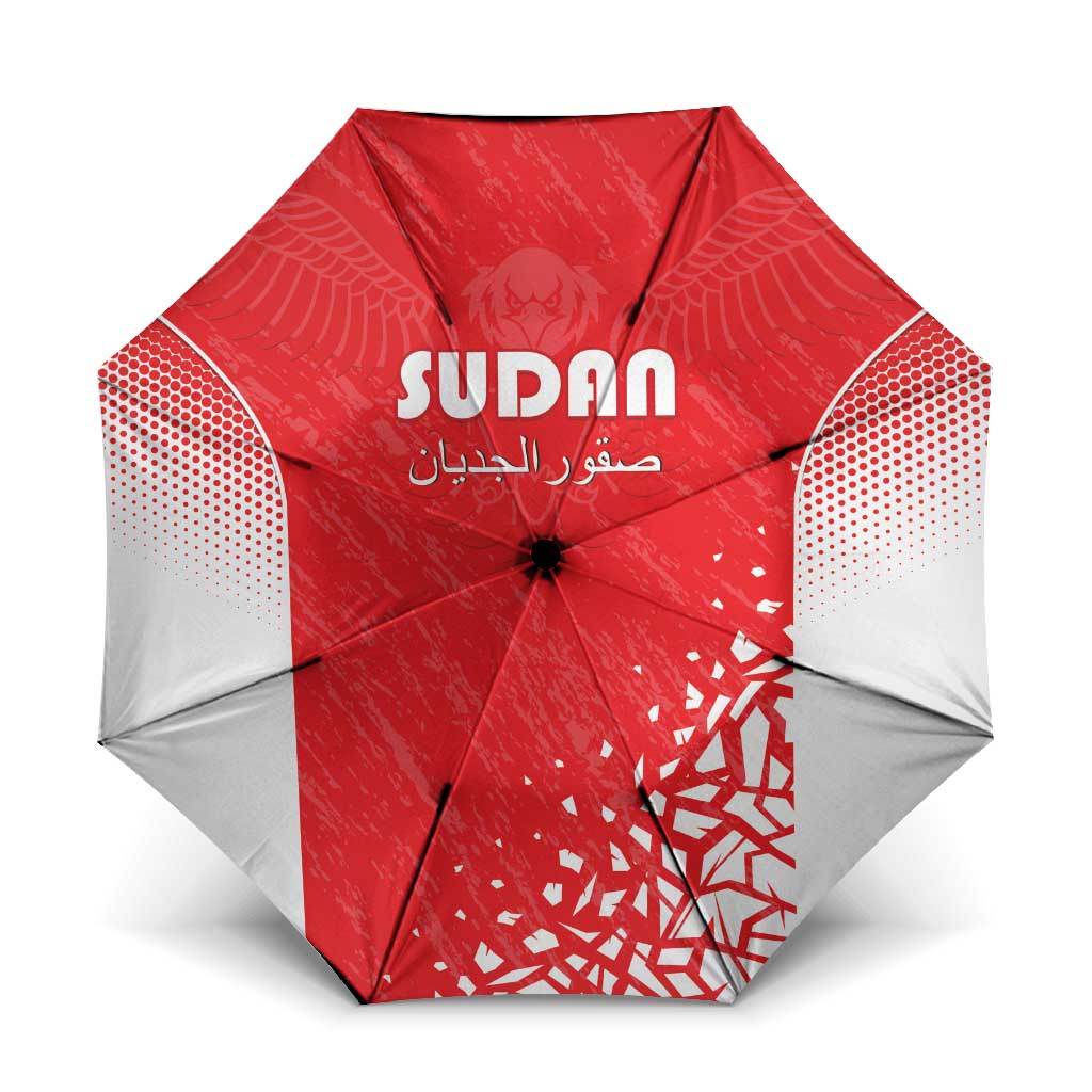 Sudan Football Umbrella Come On Falcons of Jediane - Wonder Print Shop