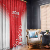 Sudan Football Window Curtain Come On Falcons of Jediane - Wonder Print Shop