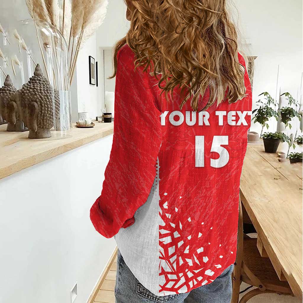 Custom Sudan Football Women Casual Shirt Come On Falcons of Jediane - Wonder Print Shop