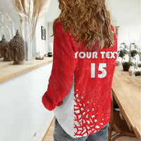 Custom Sudan Football Women Casual Shirt Come On Falcons of Jediane - Wonder Print Shop