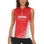 Custom Sudan Football Women Sleeveless Polo Shirt Come On Falcons of Jediane - Wonder Print Shop