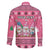 Personalised Germany Christmas Family Matching Puletasi and Hawaiian Shirt Cute Pink Gnome Frohe Weihnachten - Wonder Print Shop