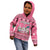 Personalised Germany Christmas Kid Hoodie Cute Pink Gnome Frohe Weihnachten - Wonder Print Shop