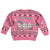 Personalised Germany Christmas Kid Ugly Christmas Sweater Cute Pink Gnome Frohe Weihnachten - Wonder Print Shop