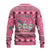 Personalised Germany Christmas Ugly Christmas Sweater Cute Pink Gnome Frohe Weihnachten - Wonder Print Shop