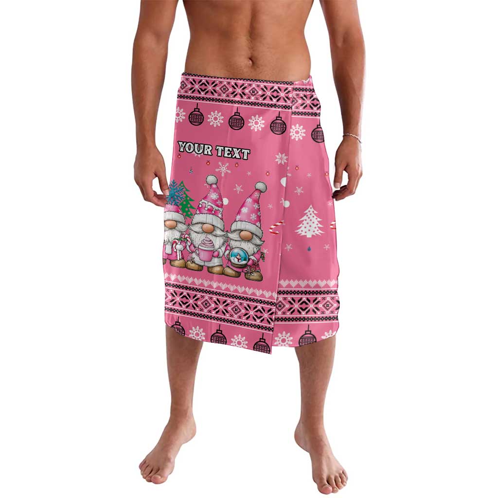 Personalised Germany Christmas Lavalava Cute Pink Gnome Frohe Weihnachten - Wonder Print Shop