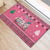 Personalised Germany Christmas Rubber Doormat Cute Pink Gnome Frohe Weihnachten - Wonder Print Shop