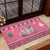 Personalised Germany Christmas Rubber Doormat Cute Pink Gnome Frohe Weihnachten - Wonder Print Shop