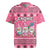 Personalised Germany Christmas Rugby Jersey Cute Pink Gnome Frohe Weihnachten - Wonder Print Shop