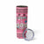 Personalised Germany Christmas Skinny Tumbler Cute Pink Gnome Frohe Weihnachten - Wonder Print Shop