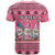 Personalised Germany Christmas T Shirt Cute Pink Gnome Frohe Weihnachten - Wonder Print Shop