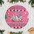 Personalised Germany Christmas Tree Skirt Cute Pink Gnome Frohe Weihnachten - Wonder Print Shop