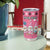Personalised Germany Christmas Tumbler Cup Cute Pink Gnome Frohe Weihnachten - Wonder Print Shop