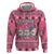 Personalised Germany Christmas Zip Hoodie Cute Pink Gnome Frohe Weihnachten - Wonder Print Shop