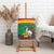 Personalised Burkina Faso Republic Day Canvas Wall Art Happy 66th Anniversary with White Stallion - Wonder Print Shop