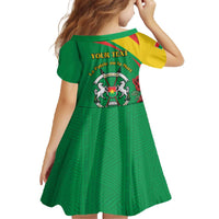 Personalised Burkina Faso Republic Day Family Matching Off The Shoulder Long Sleeve Dress and Hawaiian Shirt Happy 66th Anniversary with White Stallion - Wonder Print Shop