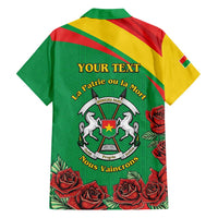 Personalised Burkina Faso Republic Day Family Matching Off Shoulder Maxi Dress and Hawaiian Shirt Happy 66th Anniversary with White Stallion - Wonder Print Shop