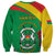 Personalised Burkina Faso Republic Day Sweatshirt Happy 66th Anniversary with White Stallion - Wonder Print Shop