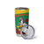 Personalised Burkina Faso Republic Day Tumbler Cup Happy 66th Anniversary with White Stallion - Wonder Print Shop