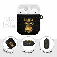 Liberia Vai Syllabary Heritage AirPods Case National Emblem Golden Style - Wonder Print Shop