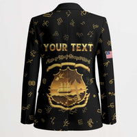 Personalized Liberia Vai Syllabary Heritage Blazer National Emblem Golden Style - Wonder Print Shop