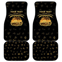Personalized Liberia Vai Syllabary Heritage Car Mats National Emblem Golden Style - Wonder Print Shop