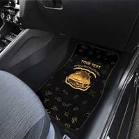 Personalized Liberia Vai Syllabary Heritage Car Mats National Emblem Golden Style - Wonder Print Shop