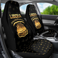 Liberia Vai Syllabary Heritage Car Seat Cover National Emblem Golden Style - Wonder Print Shop