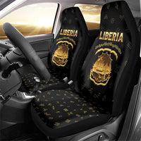 Liberia Vai Syllabary Heritage Car Seat Cover National Emblem Golden Style - Wonder Print Shop