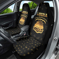 Liberia Vai Syllabary Heritage Car Seat Cover National Emblem Golden Style - Wonder Print Shop