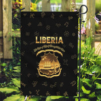 Liberia Vai Syllabary Heritage Garden Flag National Emblem Golden Style - Wonder Print Shop