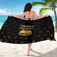 Liberia Vai Syllabary Heritage Sarong National Emblem Golden Style - Wonder Print Shop
