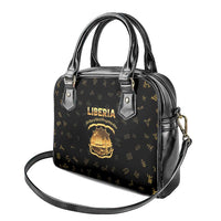 Liberia Vai Syllabary Heritage Shoulder Handbag National Emblem Golden Style - Wonder Print Shop
